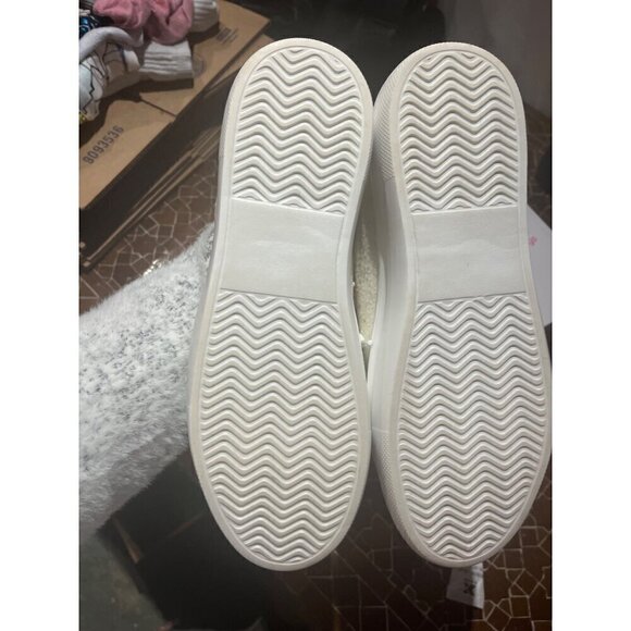 nwt hey girl by corkys white sparkling tennis shoe in box - Picture 5 of 10